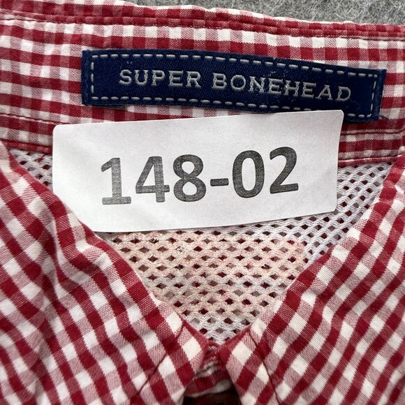 South Carolina Gamecocks Columbia PFG Super Bonehead Fishing Shirt Men L Red - Picture 15 of 15